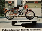 1972 Honda Motorcycle Trail 90 Print Ad Favorite Hitchhiker