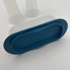 New Tupperware 6    Hourglass Salt   Pepper Shaker   Butter Set Clear Peacock Teal