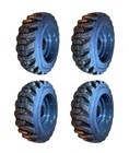 10-16 5 Sks-1 Skid Steer Tires rims wheels case new Holland gray -10x16 5-12ply