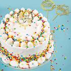 12 Pack Acrylic Happy Birthday Cake Toppers Glitter Cupcake Toppers Decor