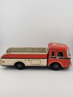 Vintage Yonezawa Tin Friction Barrel Truck 10 5inches Long - Untested 