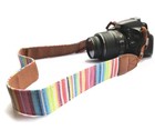 Alled Camera Neck Shoulder Belt Strap camera Straps For 75  Colorful Stripes
