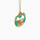 Milk Mocha Bear  Enamel Christmas Ornament - Milk   Mocha 2023