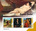Gustave Courbet 205th Anniversary Paintings Art Mnh Stamps 2024 Liberia M s  s s