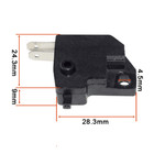 2x Motorcycle Right Front Brake Light Stop Lever Clutch Switch For Suzuki Honda