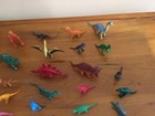 Vintage Lot Of 34 Dinosaurs Figure Toys Mix Lot D5 Miniatures Realistic