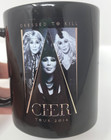 Cher Dressed To Kill Tour Collectible Mug 2014 Double Sided Black Ceramic Cup