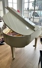 Yamaha G-1  1977 5 3  Ivory Polished Baby Grand Piano