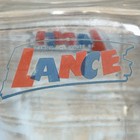 Vintage Lance Glass 8-sided Cracker Cookie Jar Display Without Lid