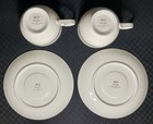 Mikasa Imperial Flair Platinum L3228 Cups   Saucers Set Of 2 Thailand Fine China