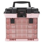 Stalwart Portable Small Parts Organizer  Pink Drawers   Custom Compartments