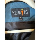 Kerrits Equestrian Jacket Womens Medium Teal Black Hybrid Quilted Fleece Zip