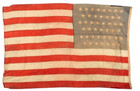 Antique Original Spanish American War 45 Star Us Flag