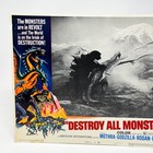 1969 Godzilla Mothra Rodan Manda In Destroy All Monsters Lobby Card No  6