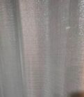 2 Pcs  Gray Metallic Curtain Window Panel  54  X 84  Light Filtering Grommet 