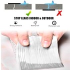 Strong Waterproof Tapes  Aluminum Butyl Rubber Tape 6  X 33 Ft  Rv  Roof  Metal