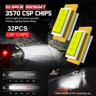 Pair Hi lo 12v Led Headlight Bulb For Polaris Trail Indy 550 Touring 2000