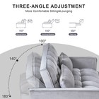 Modern Velvet Loveseat Futon Sofa Couch Pullout Bed  Small Love Seat Lounge Sofa