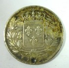 1827-w France 5 Francs Large Silver Coin
