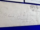 1901 Blind Joe Native American Antique Letter California Indian Removal Original