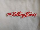 The Rolling Stones Red And White Logo 4 5 Inch Iron On Patch