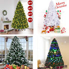 4 5 6 7ft Pre-lit Realistic Artificial Holiday Christmas Tree With Led Lights Us