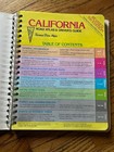 Vintage 1987 Thomas Bros Maps California Road Atlas   Driver   s Guide 5th Edition