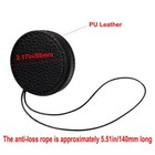 New Pu Leather Lens Cap Cover Anti Loss Rope For Fujifilm Instax Mini Evo Camera