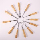 12-pieces Woodworking Wood Chisel Carving Tool Set With Wooden Box - Usa