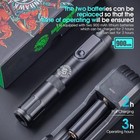 Dragonhawk X9 Wireless Tattoo Machine Kit Advanced Bundle Tz-025 Cartridges 