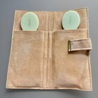 Vintage Celluloid  Janeke Comb And Mirror Set In Suede Case 1960   s