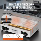 30  Countertop Griddle Commercial Electric Griddle Flat Top Grill 122 - 572   f