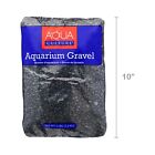 5 Lb Bag Aquarium Fish Tank Gravel Substrate Rocks  Black   2 Pack  