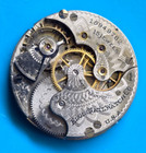 6 Size Elgin Grade 295 15 Jewel Pocket Watch Movement  keeping Time 