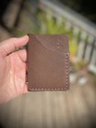 Brown Slim Fold Men s Wallet With Credit Card Holder And Stitching Accent