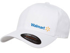 Walmart Logo Cap Dtf White 5001 Flexfit Baseball Hat S m And L xl