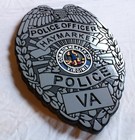 Police  Officer Haymarket Virginia  3d Routed Wood Patch Plaque Sign Custom