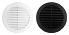 6  Round Plastic Vent Louver Soffit Air Vent Reptile Screen Grille Cover