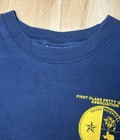 Fcpoa Men   s Xl Blue Graphic Skull Crew Neck Short Sleeve T-shirt