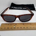 Toddler Mustachifier Tortoise Sunglasses Kids Ages 0-2 Uv400 Hipsterkid Pouch