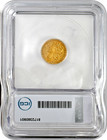 1762 Great Britain Gold 1 4 Guinea Icg Au55 About Uncirculated Details Plugged