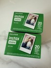 Lot Of 2 Pack       fujifilm Instax Mini Instant Film  40films Sheets  02 2027