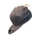  new  Cobra King F8 Cobra Flat Bill Flexfit Tech 110 Golf Hat - Gray   909335 01