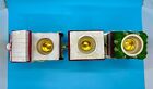 Yankee Candle Co 3-piece Train Christmas Tea Light taper Candle Holders     Rare 