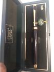 Cross Townsend Black Laque Metal Fountain Pen Medium 14k Gold Nib Usa Made