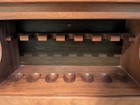Decatur Solid Walnut Pipe Cabinet  Holds 7 Pipes