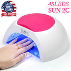 Sun2c Nail Lamp 48w Gel Polish Dryer Pedicure Light Manicure Lamp Nail Art Gel D
