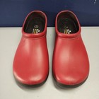 Sloggers Premium Garden Clogs Womens Size 9 Red Black Moisture Wicking Slip On