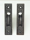 Set Of 2 Antique 1890 s Victorian Eastlake Cast Iron Window Sash Pulleys