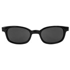 Pacific Coast Sunglasses X-kd s Classic Biker Sunglasses Black Frames   Smoke